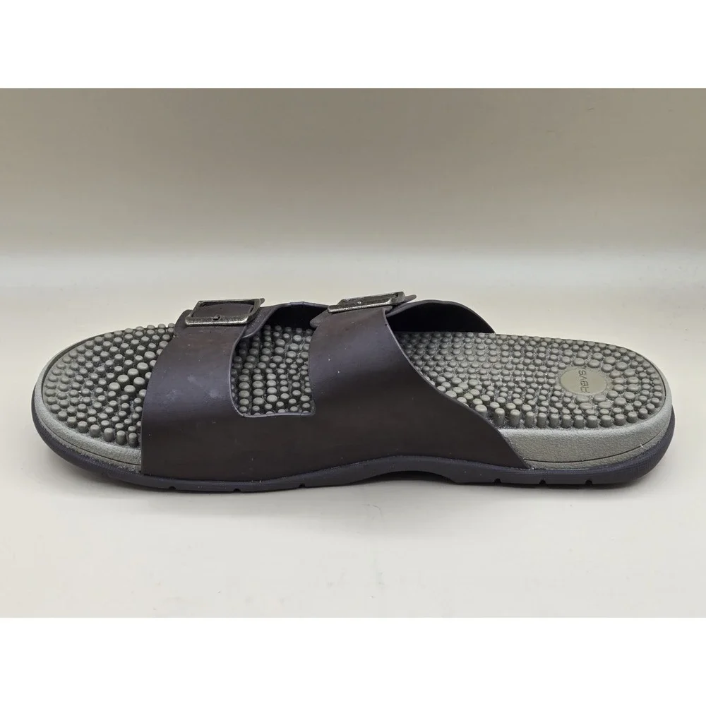 Revs Premium Reflexology Massage Sandals Shock Absorbing Cushion Comfort Size 11